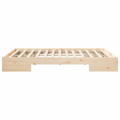 vidaXL Bed Frame Brown 140 x 200 cm