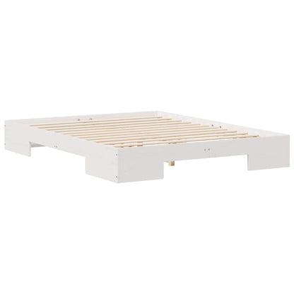 vidaXL Bed Frame White 140 x 200 cm