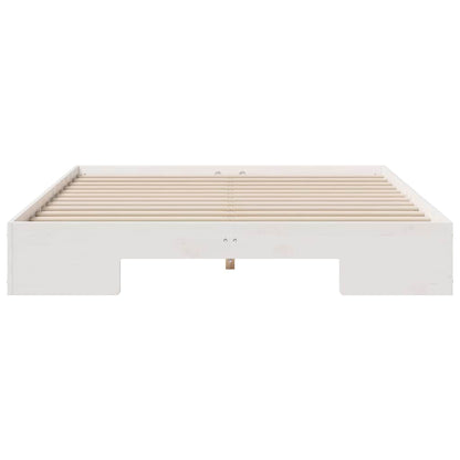 vidaXL Bed Frame White 140 x 200 cm