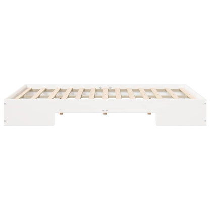vidaXL Bed Frame White 135 x 190 cm