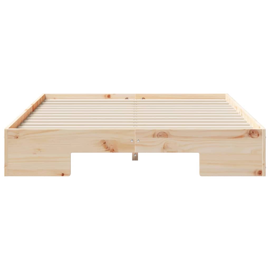 vidaXL Bed Frame Brown 120 x 190 cm