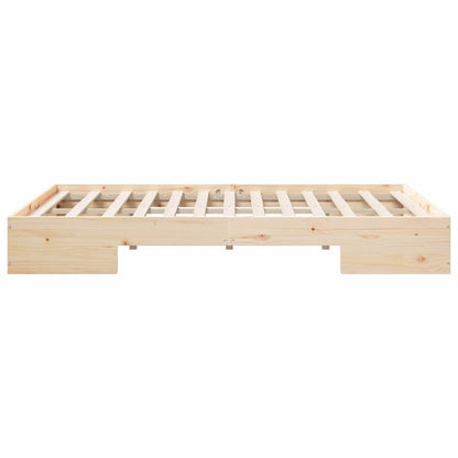 vidaXL Bed Frame Brown 120 x 190 cm