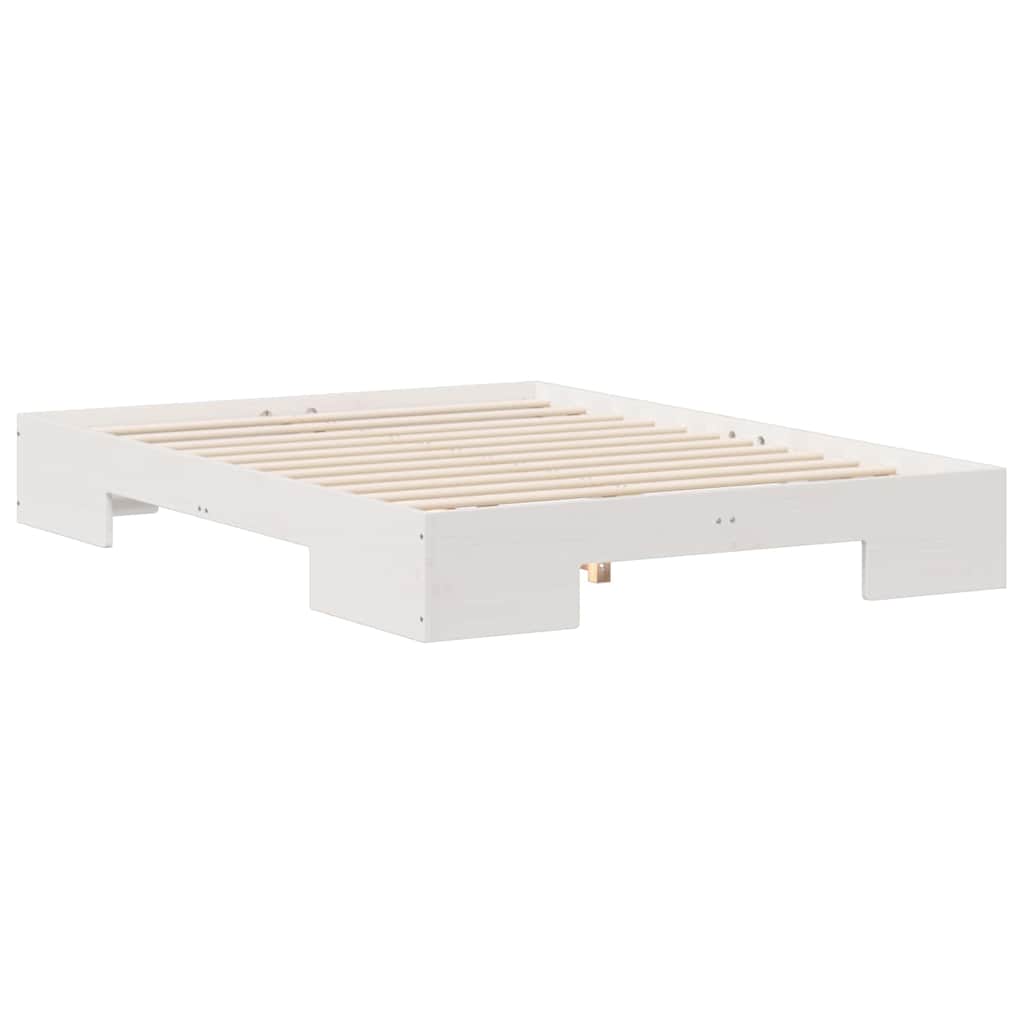 vidaXL Bed Frame White 120 x 190 cm