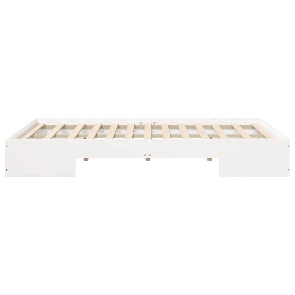 vidaXL Bed Frame White 120 x 190 cm