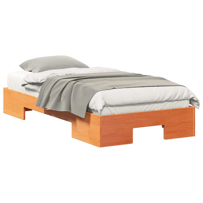 vidaXL Bed Frame Brown 100 x 200 cm
