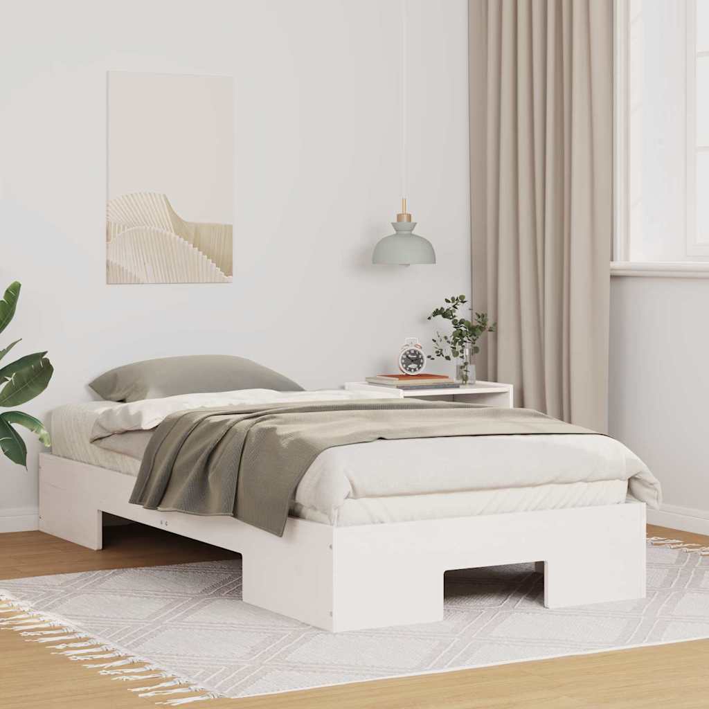 vidaXL Bed Frame White 80 x 200 cm