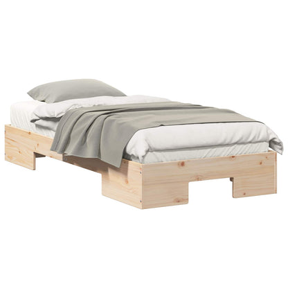 vidaXL Bed Frame Brown 90 x 190 cm