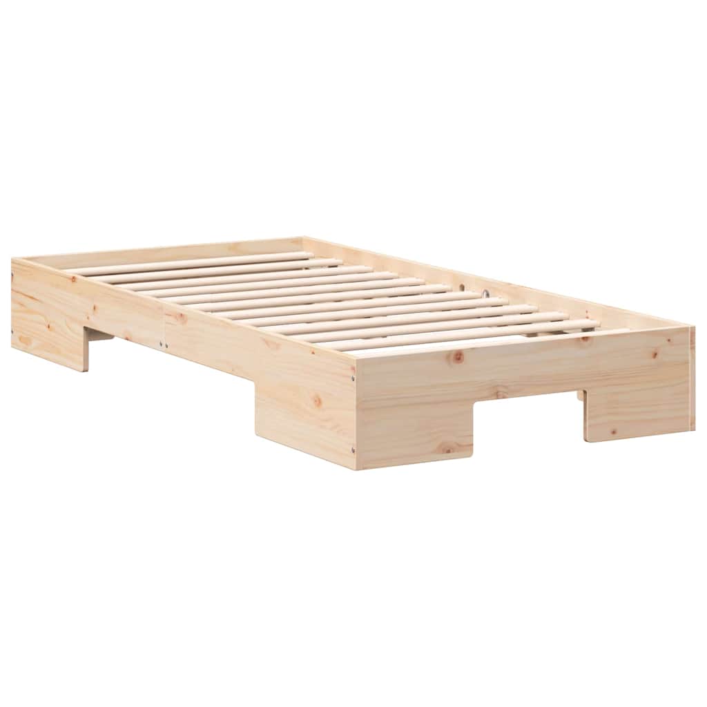 vidaXL Bed Frame Brown 90 x 190 cm