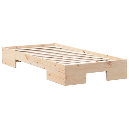 vidaXL Bed Frame Brown 90 x 190 cm