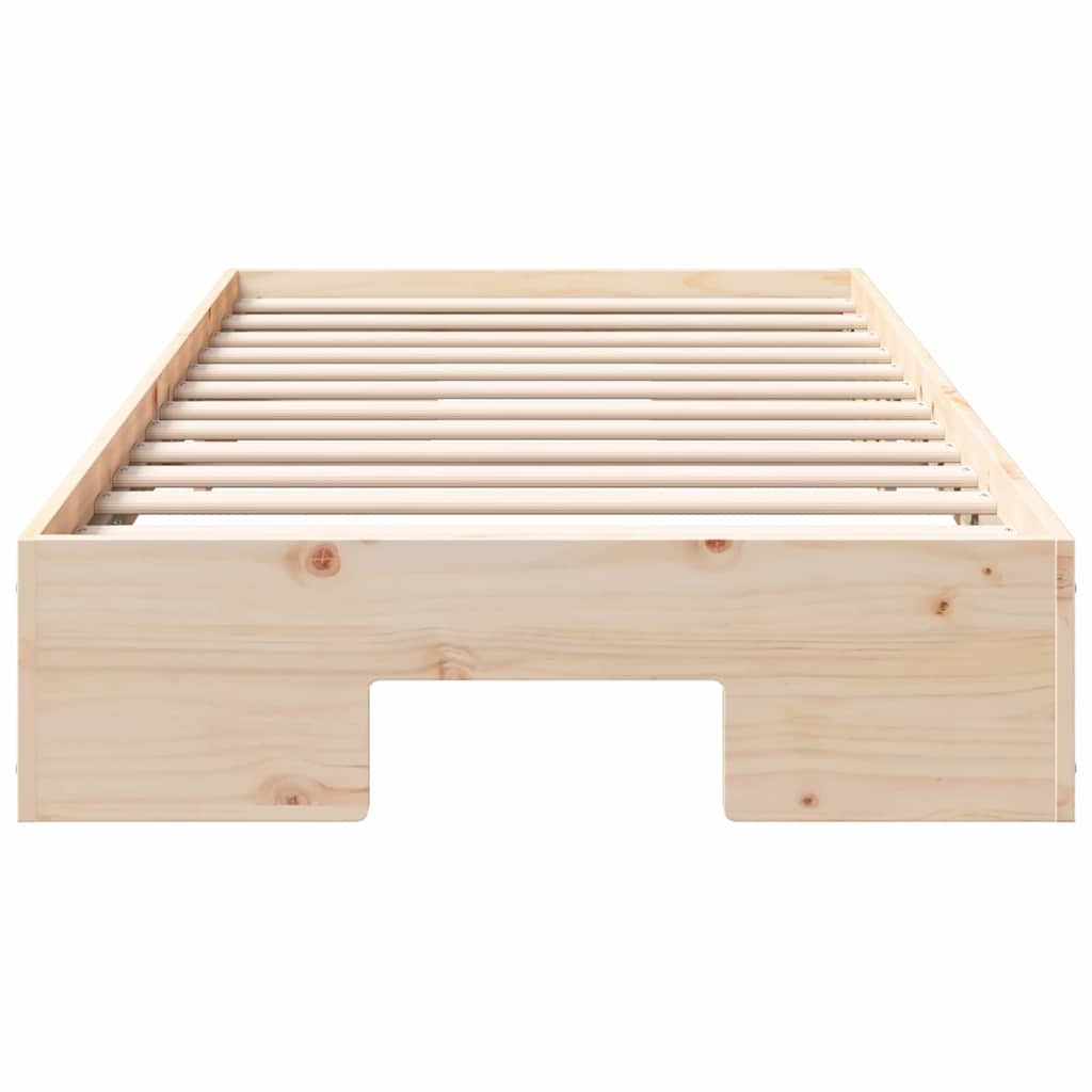 vidaXL Bed Frame Brown 90 x 190 cm