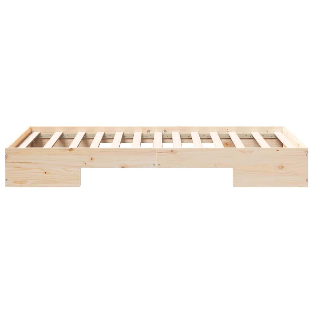 vidaXL Bed Frame Brown 90 x 190 cm