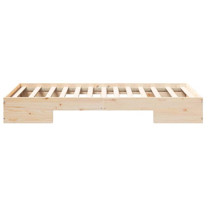 vidaXL Bed Frame Brown 90 x 190 cm