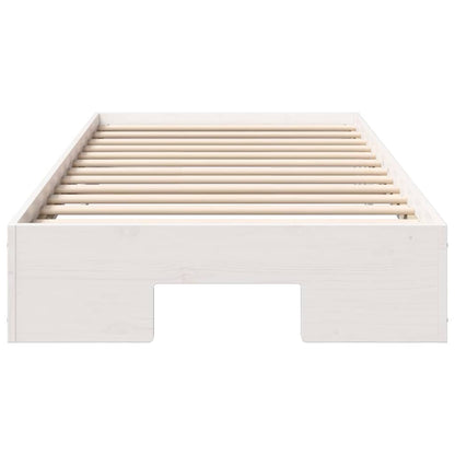vidaXL Bed Frame White 90 x 190 cm