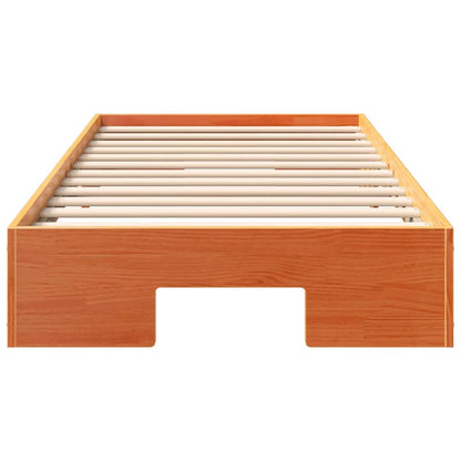 vidaXL Bed Frame Brown 90 x 190 cm
