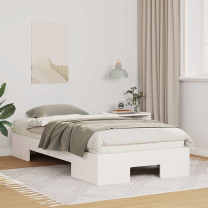 vidaXL Bed Frame White 75 x 190 cm