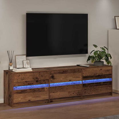 vidaXL TV Units 180 x 34 x 50 cm Old Wood Engineered Wood