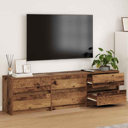 vidaXL TV Units 180 x 34 x 50 cm Old Wood Engineered Wood