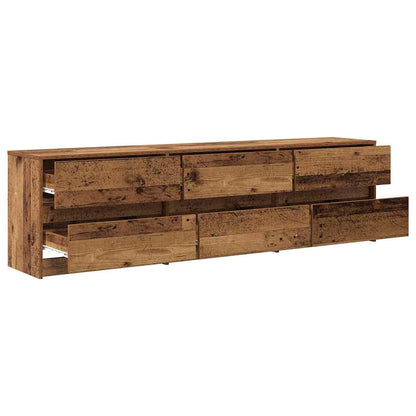 vidaXL TV Units 180 x 34 x 50 cm Old Wood Engineered Wood