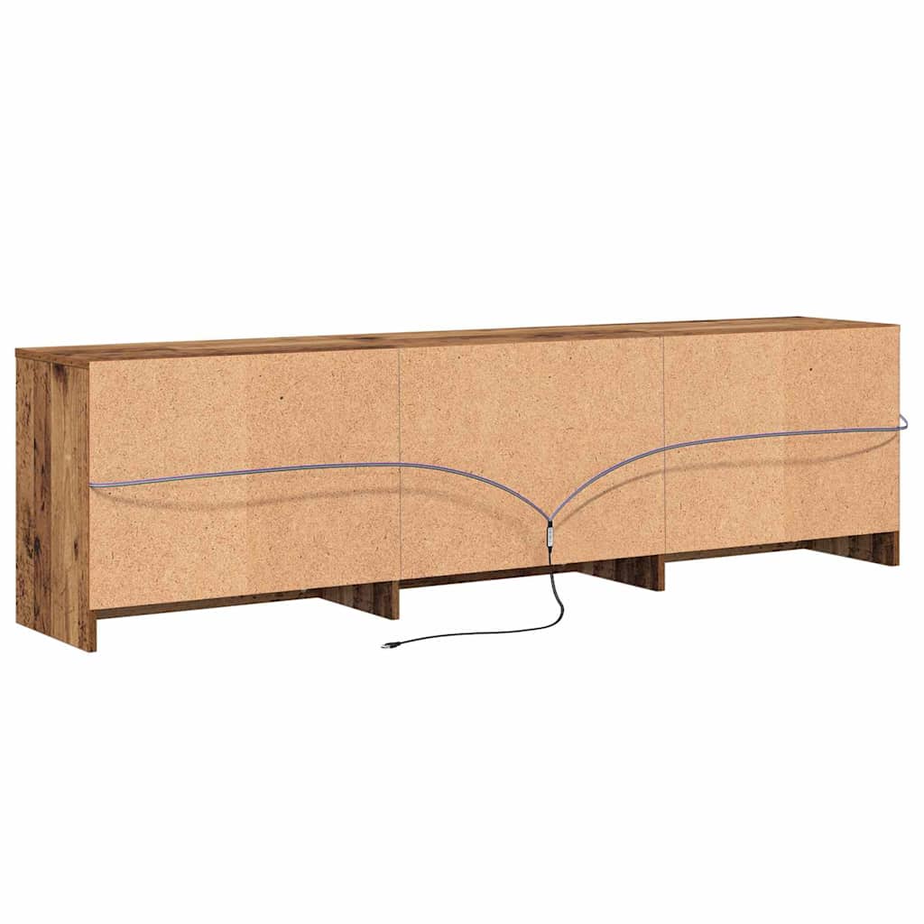 vidaXL TV Units 180 x 34 x 50 cm Old Wood Engineered Wood