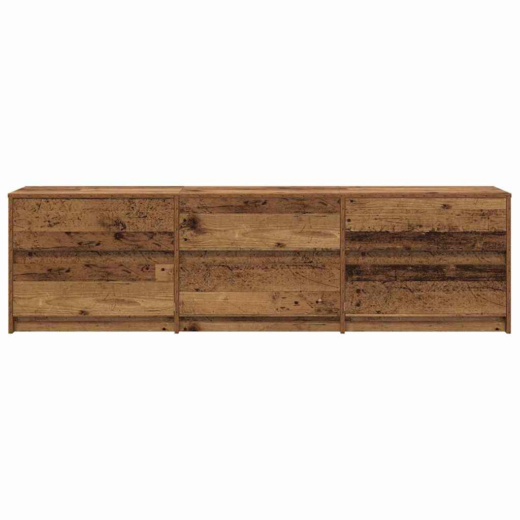 vidaXL TV Units 180 x 34 x 50 cm Old Wood Engineered Wood