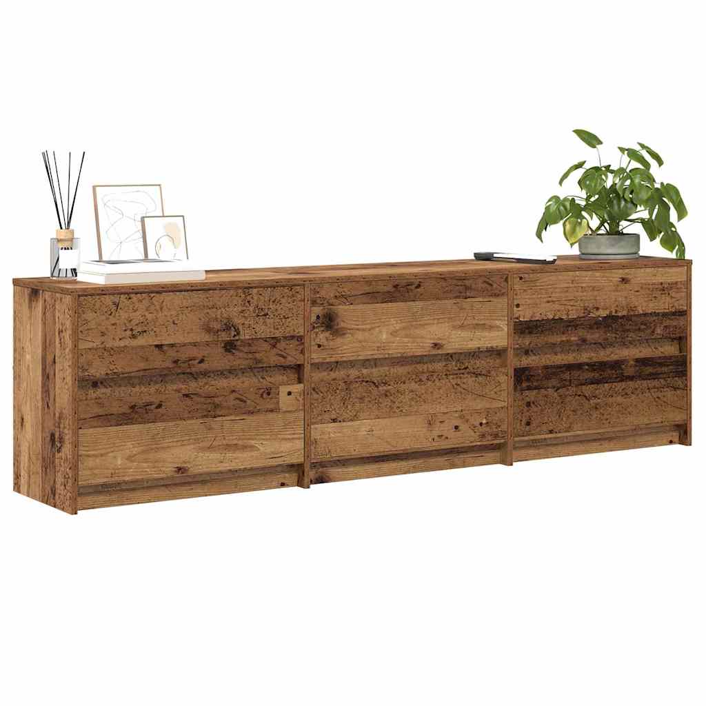 vidaXL TV Units 180 x 34 x 50 cm Old Wood Engineered Wood