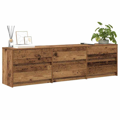 vidaXL TV Units 180 x 34 x 50 cm Old Wood Engineered Wood