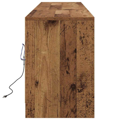 vidaXL TV Units 180 x 34 x 50 cm Old Wood Engineered Wood