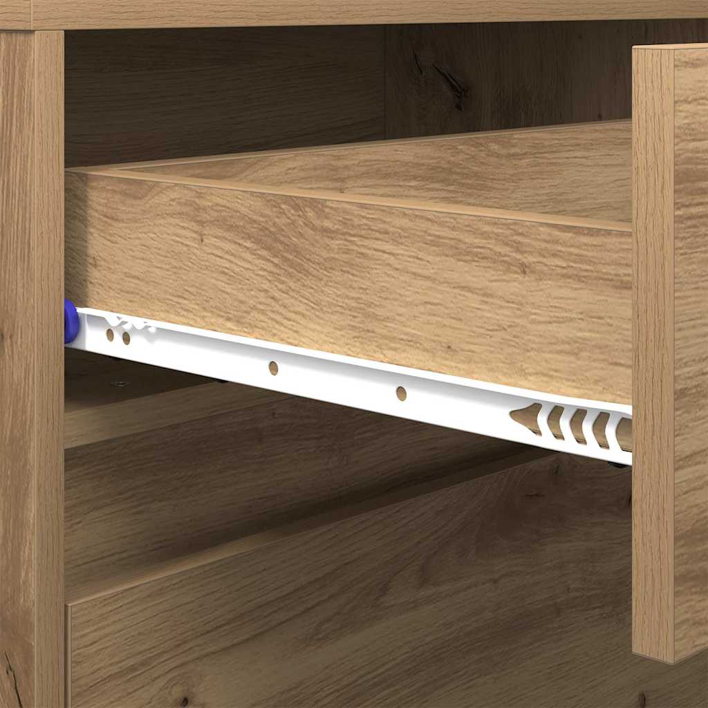 vidaXL TV Units 2 pcs Artisan Oak Engineered Wood