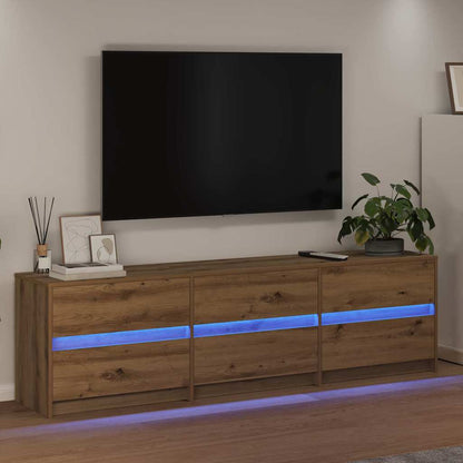 vidaXL TV Units 2 pcs Artisan Oak Engineered Wood