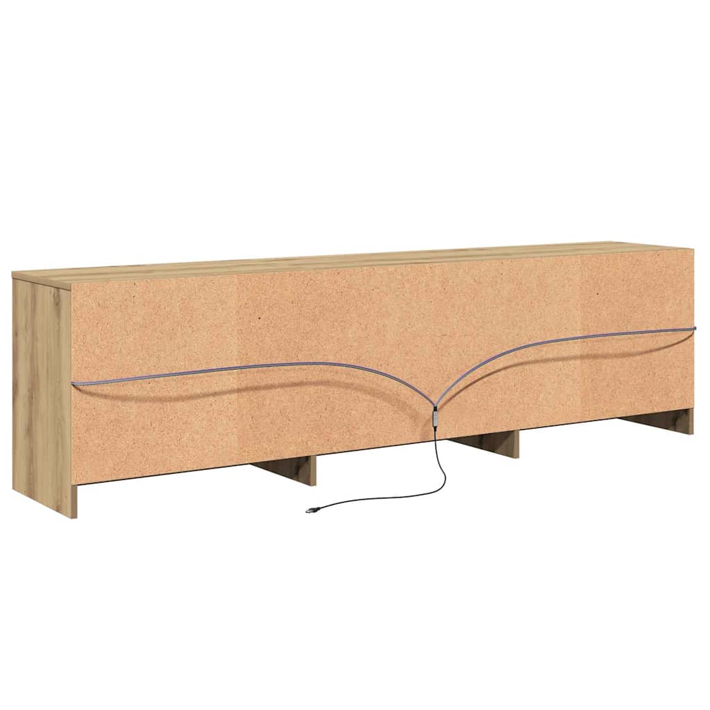 vidaXL TV Units 2 pcs Artisan Oak Engineered Wood