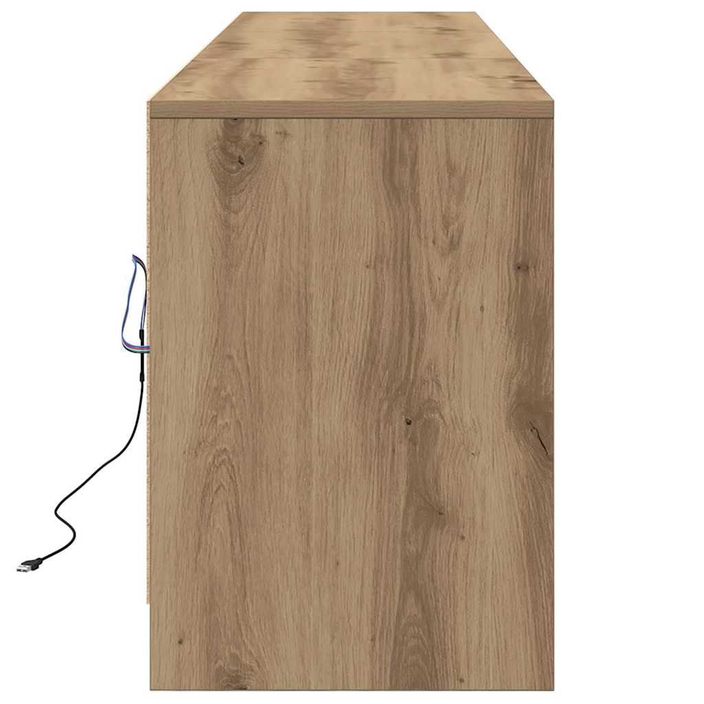 vidaXL TV Units 2 pcs Artisan Oak Engineered Wood