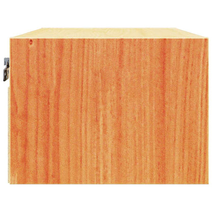 vidaXL Bedside Table Wax Brown 50 x 32.5 x 24 cm Solid pine wood