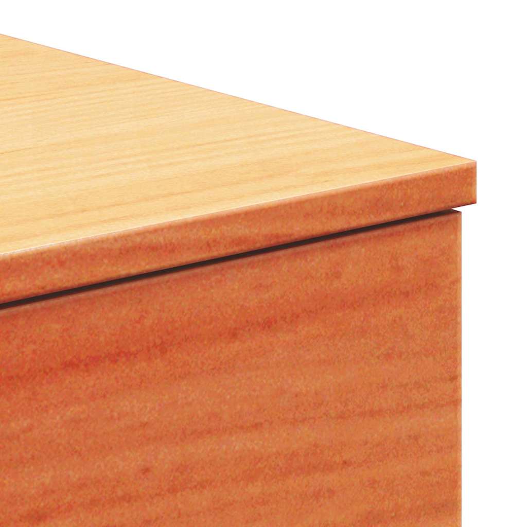 vidaXL Bedside Table Wax Brown 37 x 35 x 18.5 cm Solid pine wood