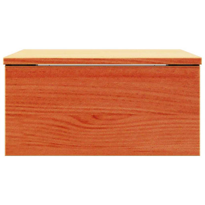 vidaXL Bedside Table 2 pcs Wax Brown 37 x 35 x 18.5 cm Solid pine wood