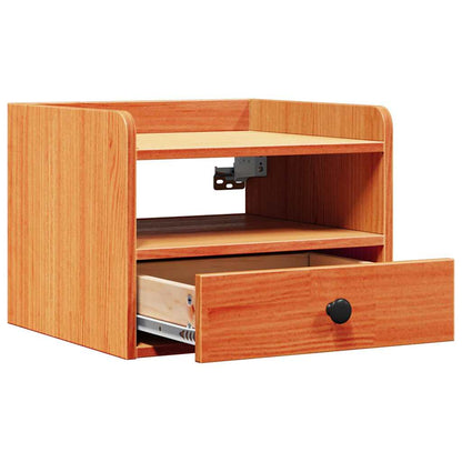 vidaXL Bedside Table 2 pcs Wax Brown 38 x 36 x 29.5 cm Solid pine wood