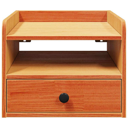 vidaXL Bedside Table 2 pcs Wax Brown 38 x 36 x 29.5 cm Solid pine wood