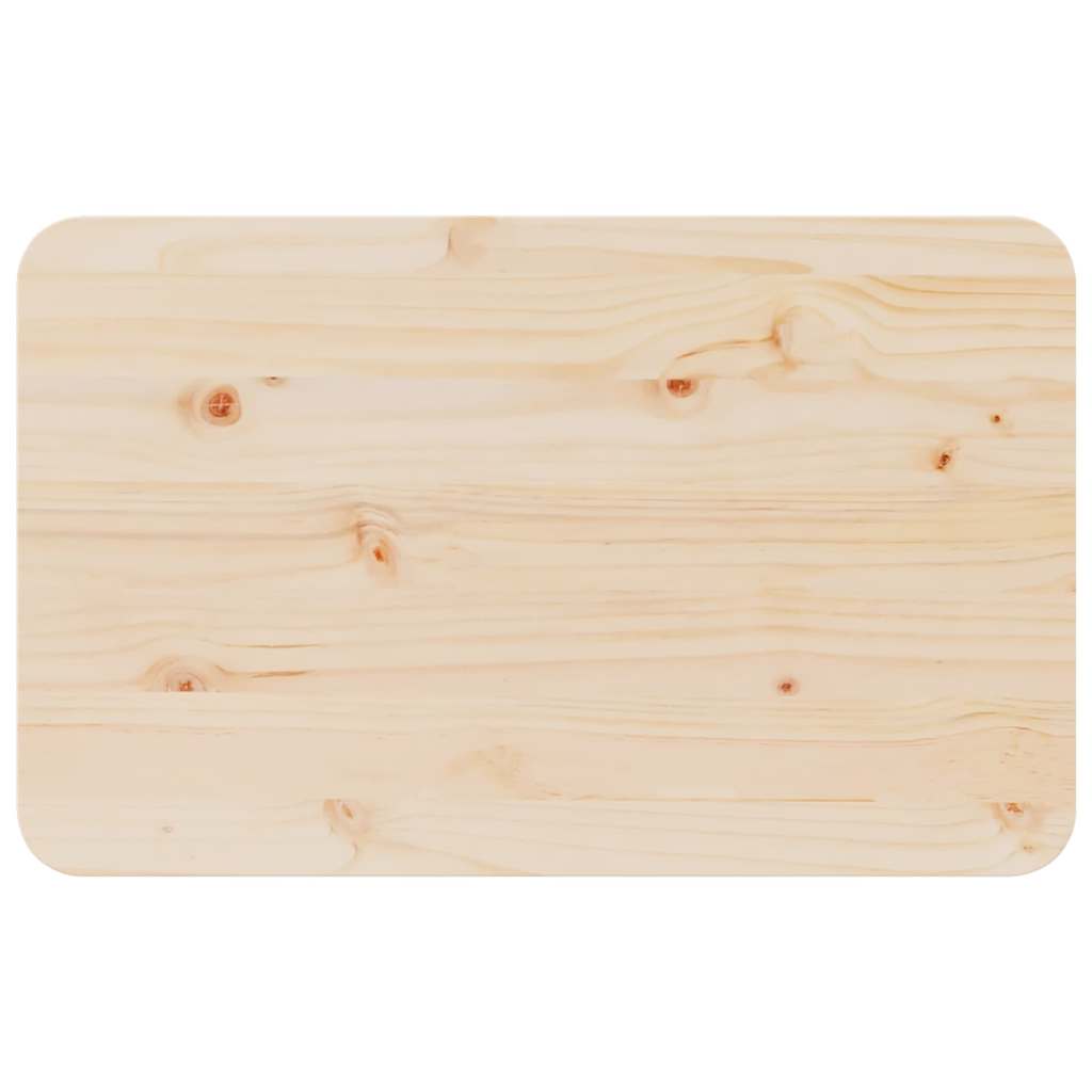 vidaXL Coffee Table Natural 80 x 50 x 31 cm Solid pine wood