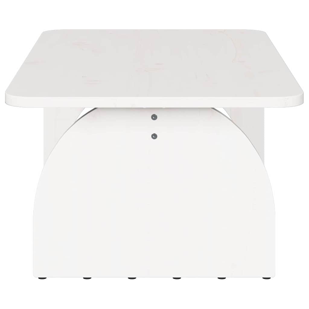 vidaXL Coffee Table White 80 x 50 x 31 cm Solid pine wood