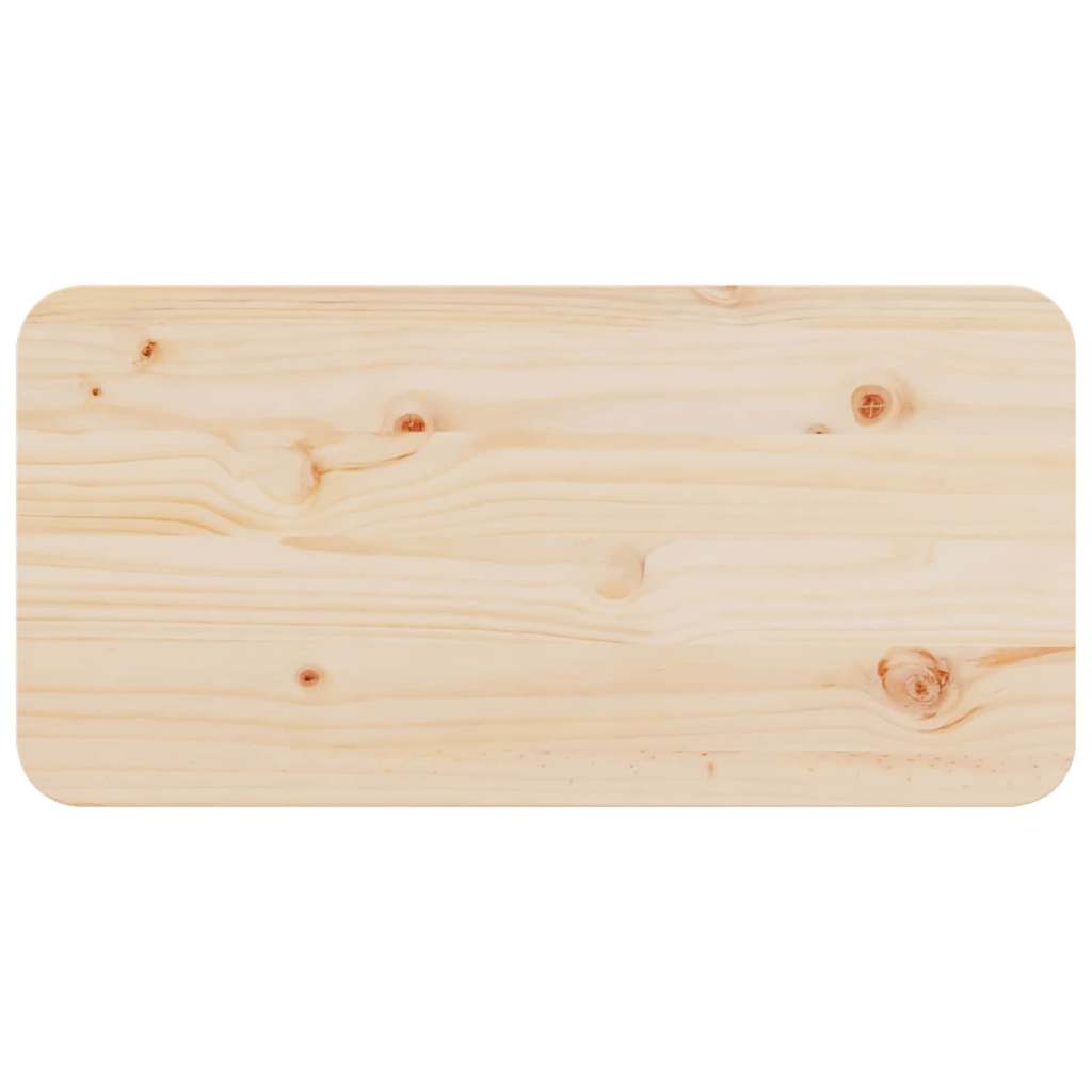 vidaXL Coffee Table Natural 80 x 39.5 x 33.5 cm Solid pine wood