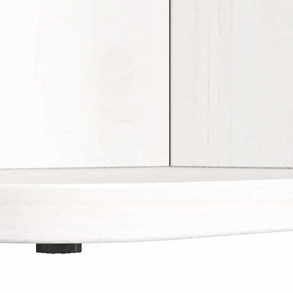 vidaXL Coffee Table White 80 x 39.5 x 33.5 cm Solid pine wood