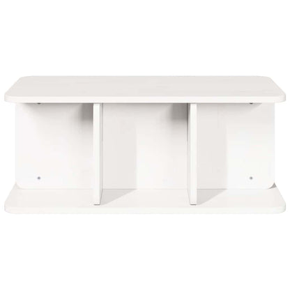 vidaXL Coffee Table White 80 x 39.5 x 33.5 cm Solid pine wood