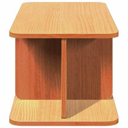 vidaXL Coffee Table Wax Brown 80 x 39.5 x 33.5 cm Solid pine wood