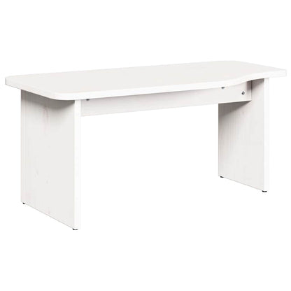 vidaXL Coffee Table 2 pcs White Solid pine wood