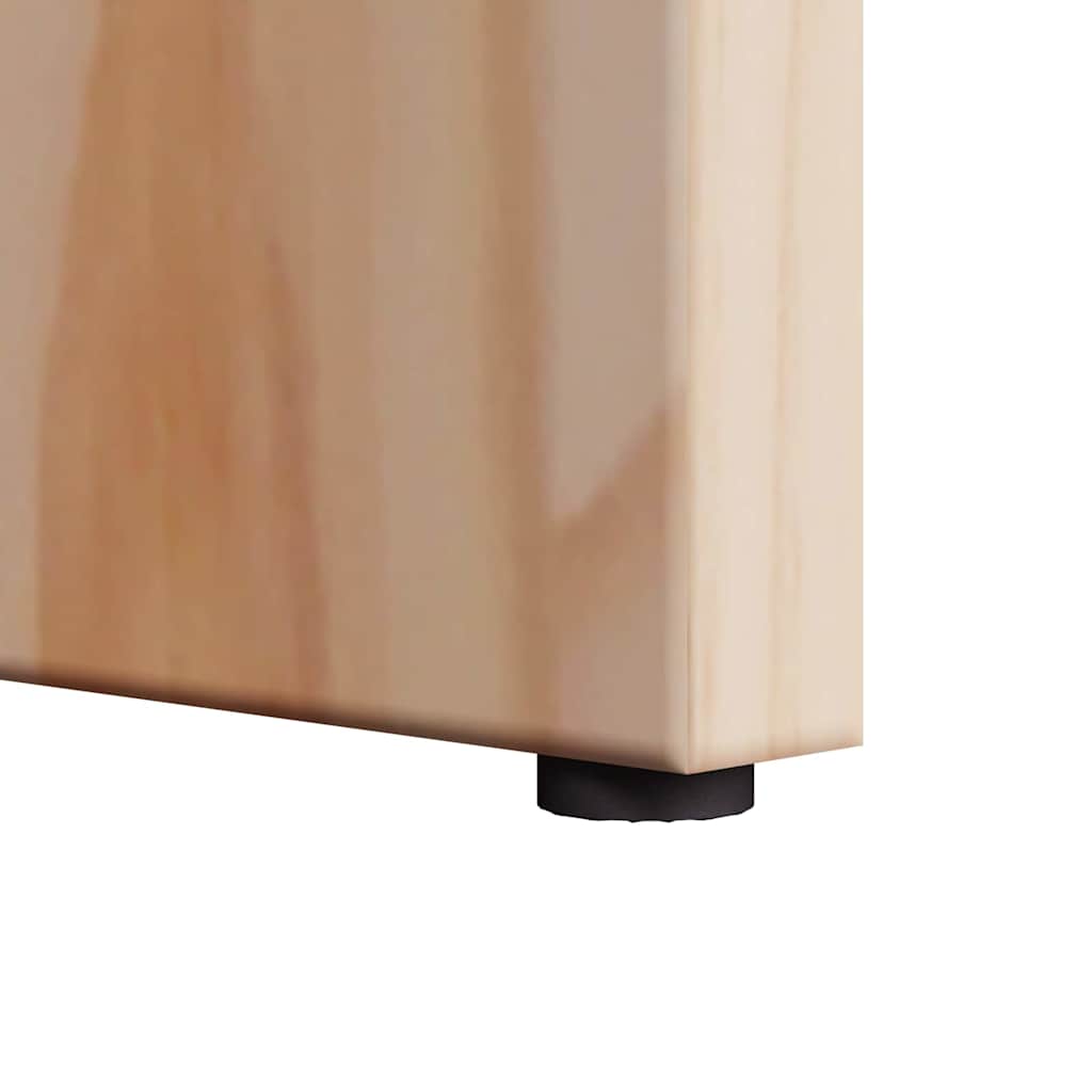 vidaXL Coffee Table Natural 50 x 40 x 50 cm Solid pine wood