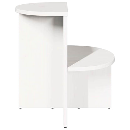 vidaXL Coffee Table White 50 x 40 x 50 cm Solid pine wood