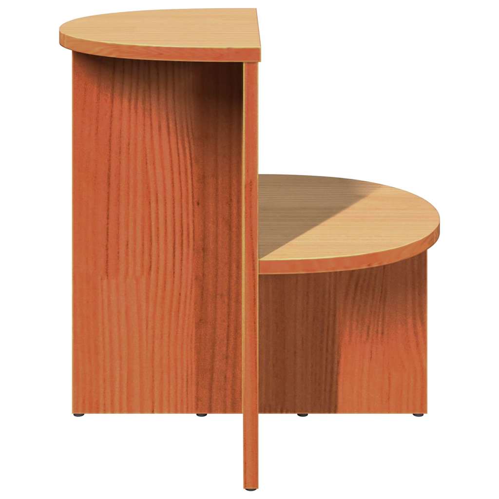 vidaXL Coffee Table Wax Brown 50 x 40 x 50 cm Solid pine wood