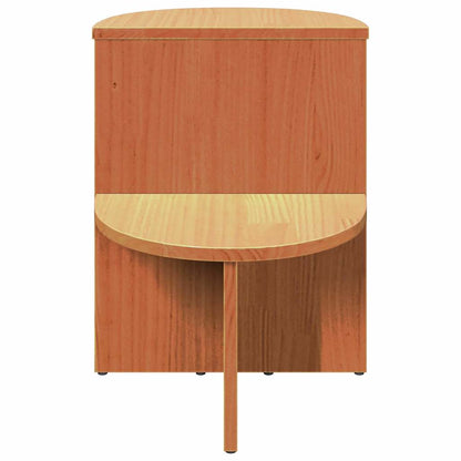 vidaXL Coffee Table Wax Brown 50 x 40 x 50 cm Solid pine wood