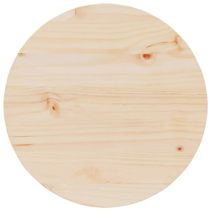 vidaXL Coffee Table Natural 50 x 50 x 35 cm Solid pine wood