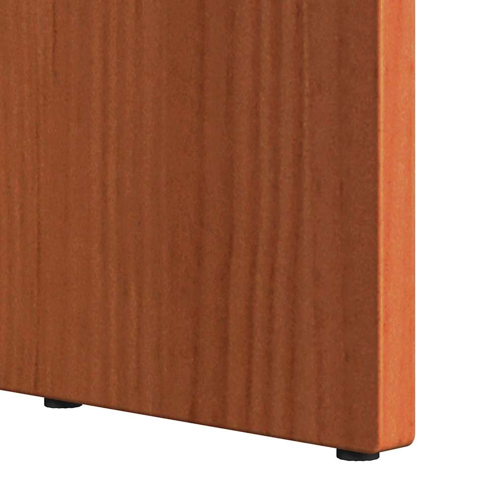 vidaXL Coffee Table Wax Brown 50 x 50 x 35 cm Solid pine wood