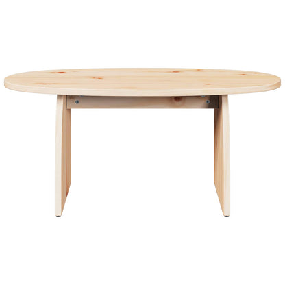 vidaXL Coffee Table Brown 80 x 40 x 35 cm Solid Pine Wood